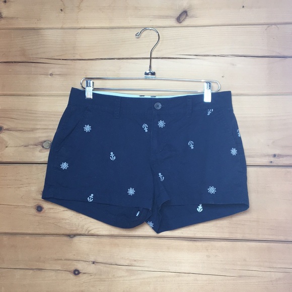 OLD NAVY Navy Blue Nautical Shorts 4 - Picture 2 of 8